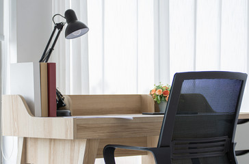 Minimal interior of working room