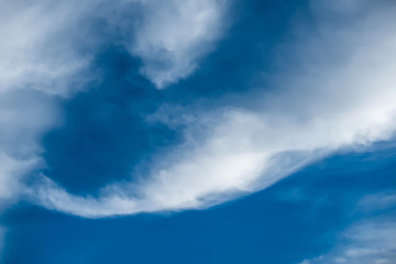 Obraz premium Blue cloudy sky