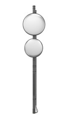 Outdoor Convex Safety Mirror Isolated