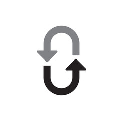 Fototapeta premium Arrow related icon on background for graphic and web design. Creative illustration concept symbol for web or mobile app