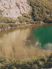 mountain lake in the mountains