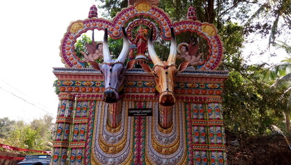Kallavela ( Ox Festival ) one of the kerala's famous temple festival.
