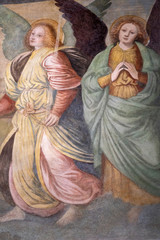Painting in Sant Ambrogio church , Milan