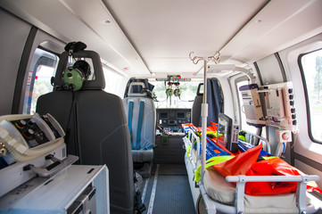 Inside of an emergency-transport Helicopter © SGr