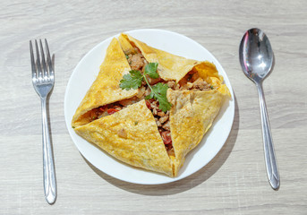 Stuffed Eggs omlette