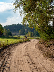 wiejska droga krajobrazowa