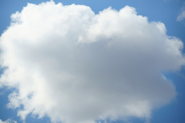 Obraz premium blue sky with white clouds