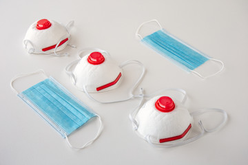 Masques de protection COVID 19, coronavirus.