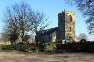 Fototapeta na wymiar St Peter's Church, Rowley, East Riding of Yorkshire.
