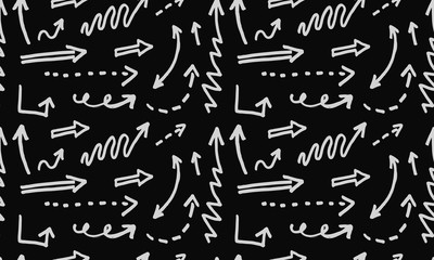 Huge vector set of business, social, technology hand drawn elements doodles and icons