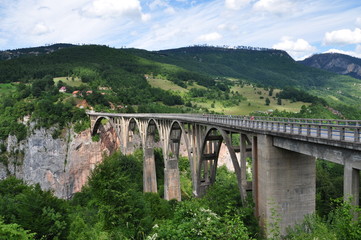 Fototapeta na wymiar Most Durdevica na Tarze