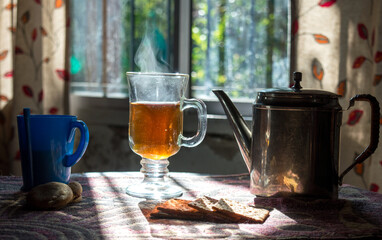 desayuno t&egrave; y tetera