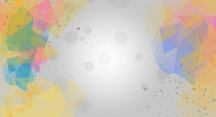 Abstract grunge background with colorful splashes