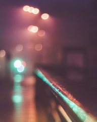 bokeh street lights