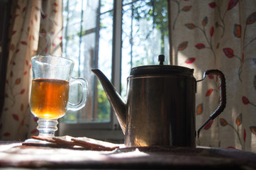 desayuno t&egrave; y tetera