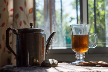 desayuno t&egrave; y tetera