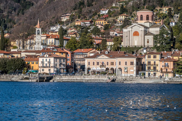 Lake front of Laveno on Lake Maggiore