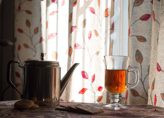 desayuno t&egrave; y tetera