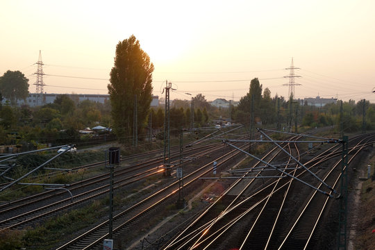 Am Bahnhof Darmstadt Nord