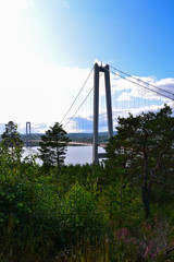 Naklejka premium High Coast Bridge - Högakustenbron