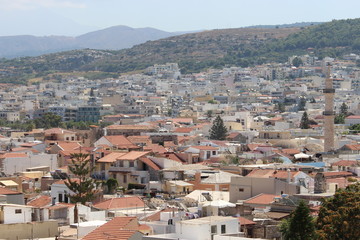 Fototapeta na wymiar ville de rethymnon en crete