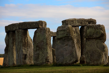 Stonehenge (England), UK - August 06, 2015: Stonehenge megalithic site, Amesbury, Wiltshire ,...