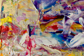 Colorful abstract background wallpaper. Modern motif visual art.  Mixtures of oil paint. Trendy hand painting canvas. Wall decor and Wall art prints Idea.  3D Texture.Colorful abstract 