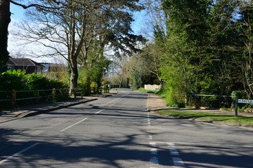 The effects of the Coronavirus in Horley, Surrey in the United Kingdom in April 2020