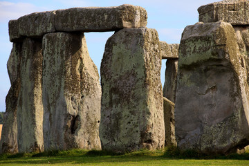 Stonehenge (England), UK - August 06, 2015: Stonehenge megalithic site, Amesbury, Wiltshire ,...