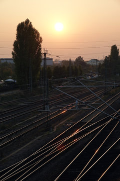 Am Bahnhof Darmstadt Nord
