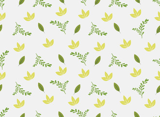 Tropical Leaves Seamless Pattern