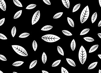 Beautiful Leaves Seamless Pattern For textile