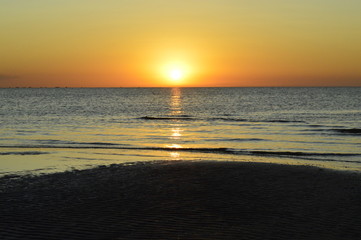 Atardecer en la playa