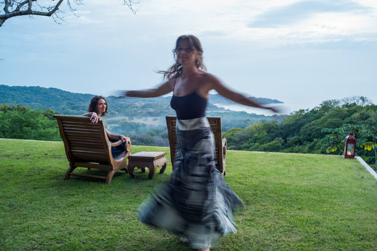 Woman dancing