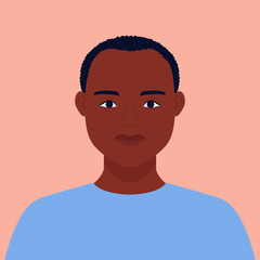 man profile on isolated background vector illustration