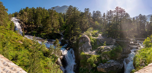 Nice landscape of Pont D´Espagne in the French Pyrenees, Trip to Cauterets, France. © Lyd Photography