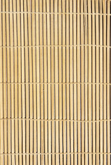 vintage bamboo carpet wooden background object Asian style for sushi vertical picture simple pattern concept