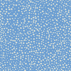 Grey playful spot, polka dot seamless pattern, perfect for fashion, home, stationary, kids. 
