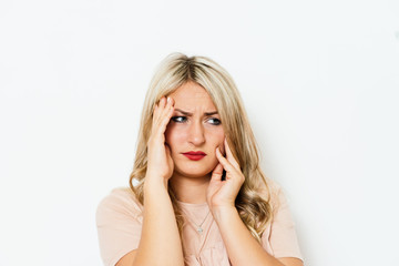 Headache woman