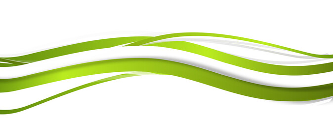 Grün Welle Wellen Band Banner 