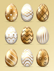 Happy easter eggs