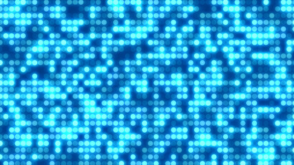 Dot  white blue pattern screen led light gradient texture background. Abstract  technology big data digital background. 3d rendering.