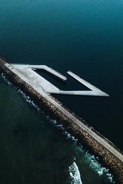 Overhad of abstract Harbor