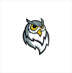 owl logo icon design template