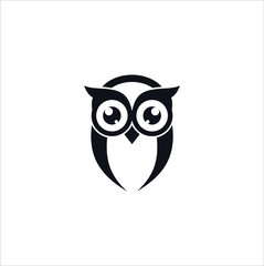 owl logo icon design template