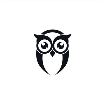 owl logo icon design template