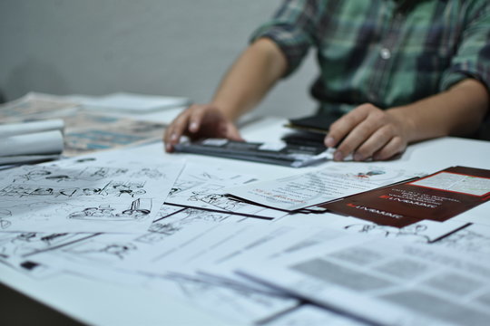 Dibujante de c&oacute;mics organizaci&oacute;n 