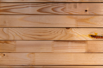 Obraz premium Brązowe deski z sękami - drewniane tło 