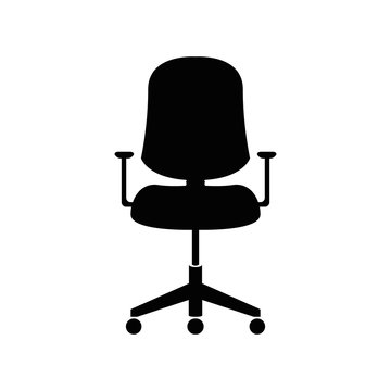 recommend clip art: Office chair silhouette