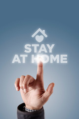 Stay at home. Touch screen.